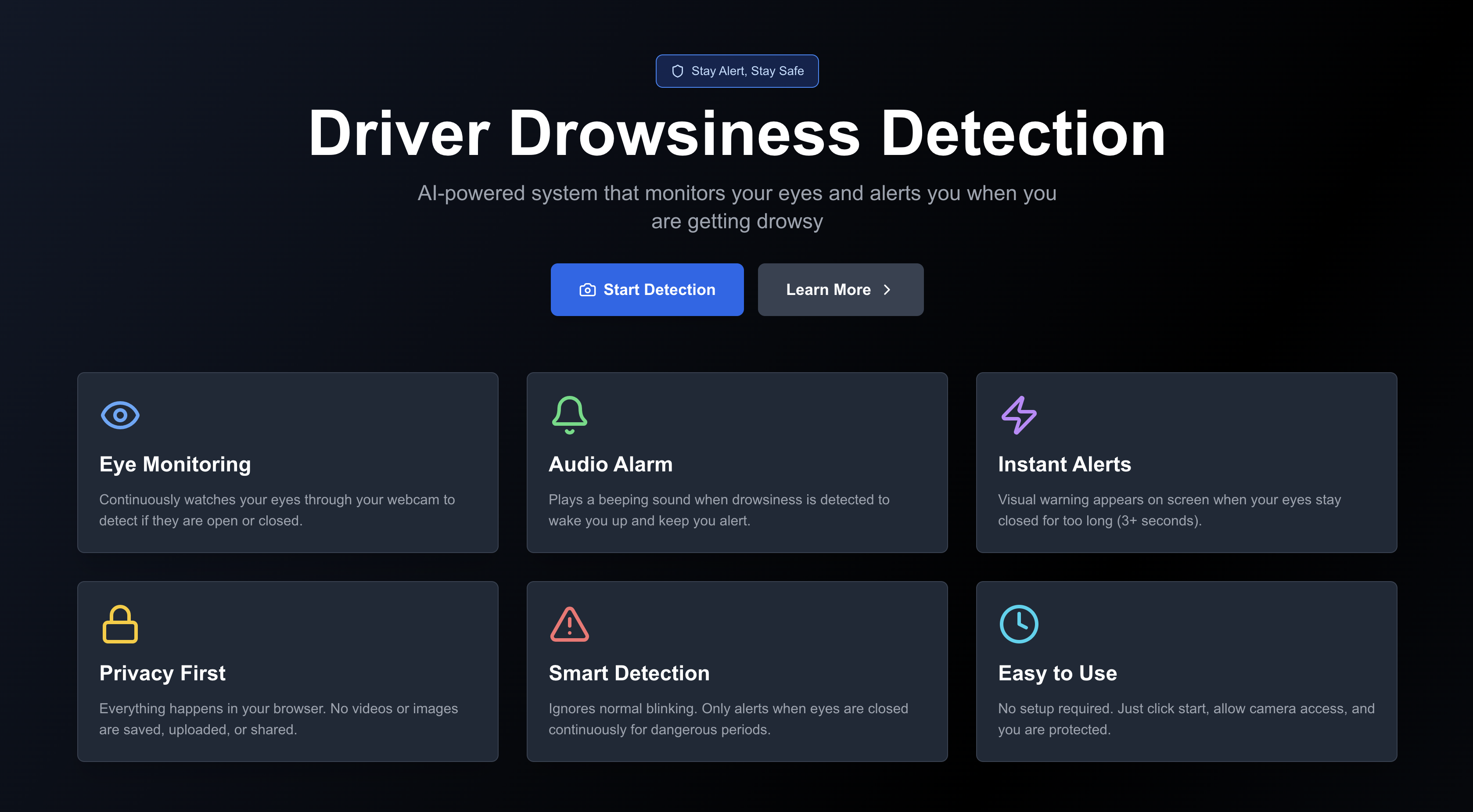 Driver's Drowsiness Detection System preview